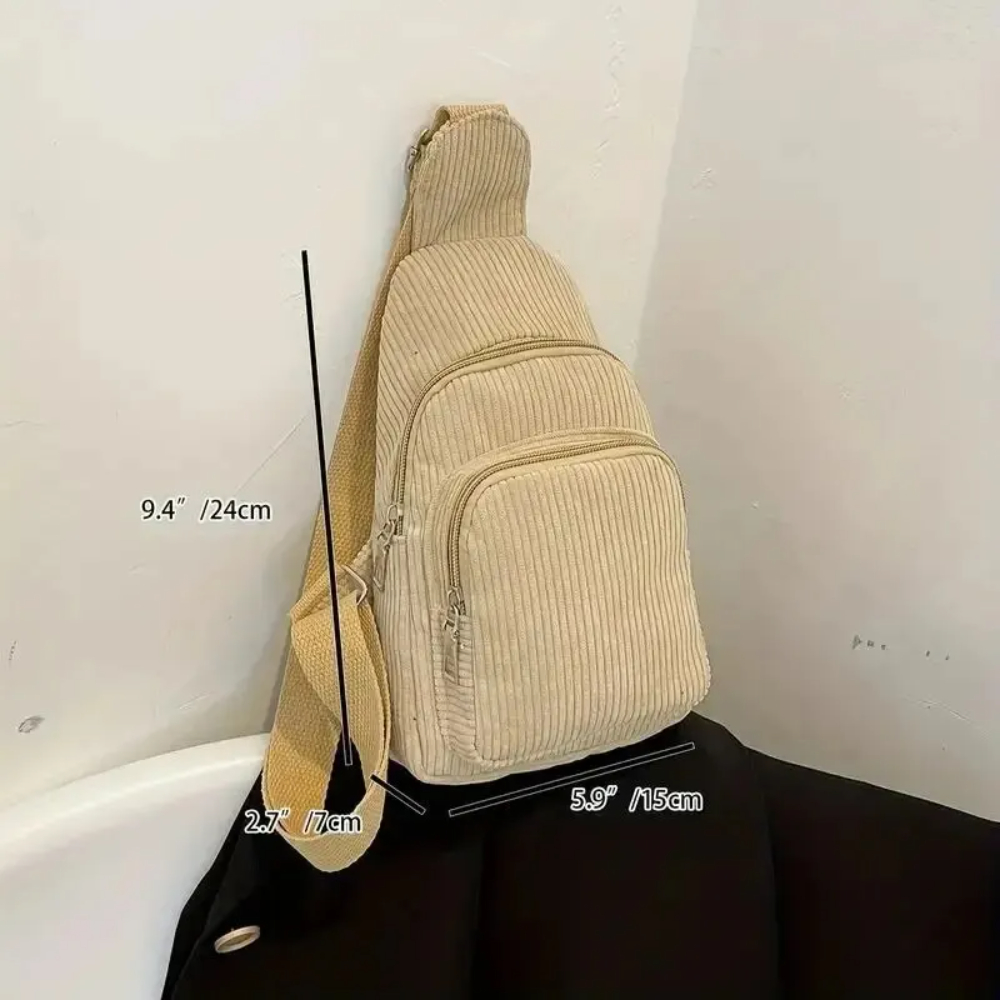 Vintage Corduroy Crossbody Bag - Sling Backpack Shoulder review and price